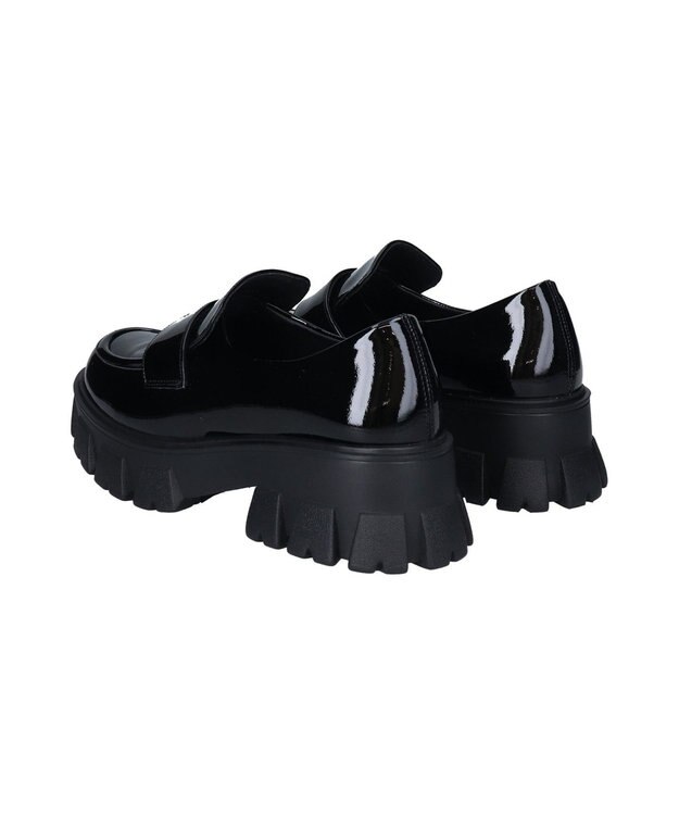 Bridget Birkin 【PARADIS COULEUR】防滑トラックソールローファー ブラックエナメル