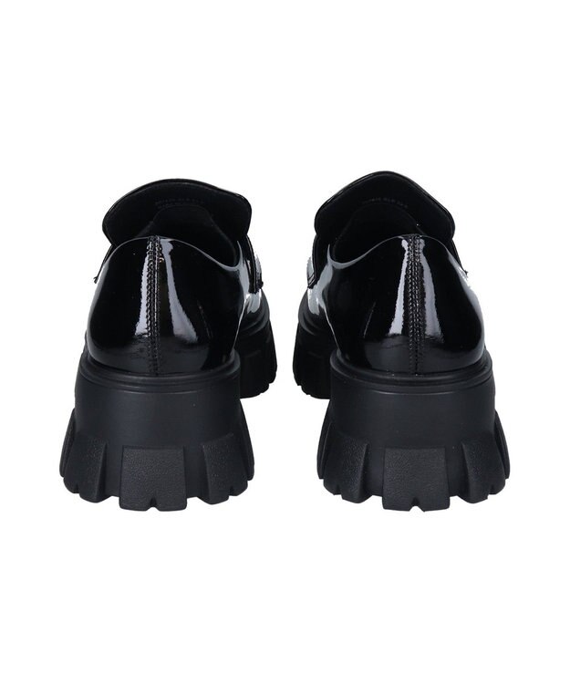 Bridget Birkin 【PARADIS COULEUR】防滑トラックソールローファー ブラックエナメル