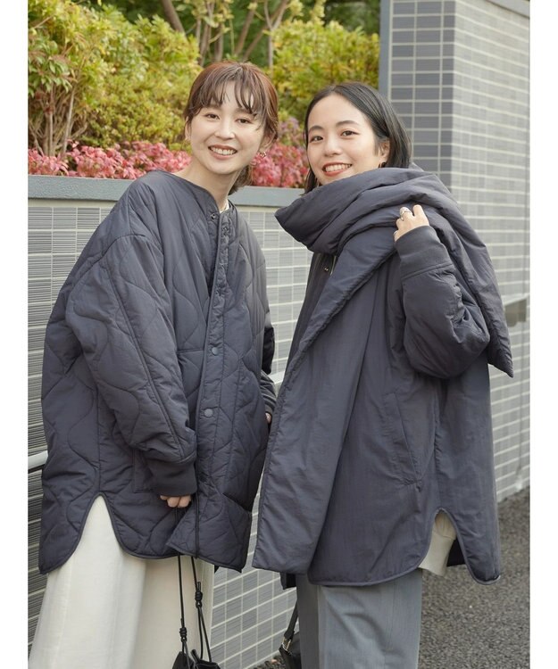 AMERICAN HOLIC キルポカマルチＷＡＹキルトコート Charcoal Gray