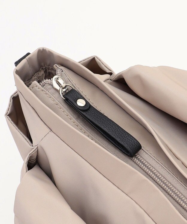 LA BAGAGERIE 【MONICA】ラウンド2WAYトートバッグ ライトグレー