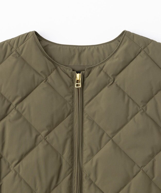 UNFILO 【TAION×UNFILO 】キルティングダウン ジレ カーキ