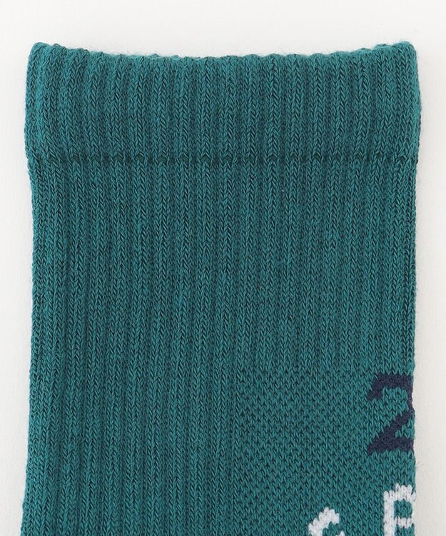 23区GOLF 【MEN】バックロゴ ハーフソックス グリーン系