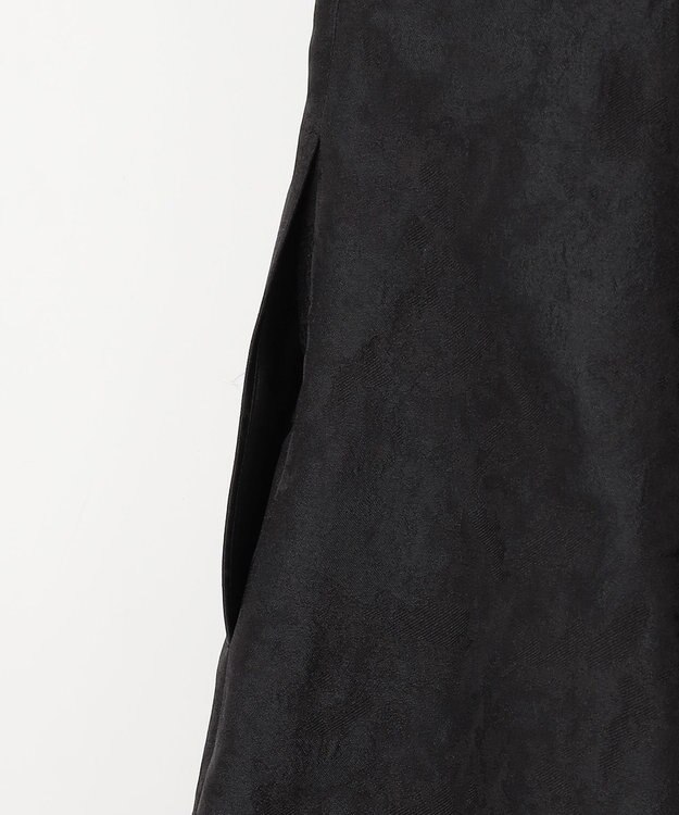 23区 S 【APPLAUDIR】シャドーフラワージャカード ドレス ブラック系