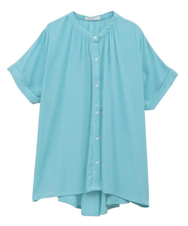 Green Parks Ｉ　レーヨンクレープブラウス Black