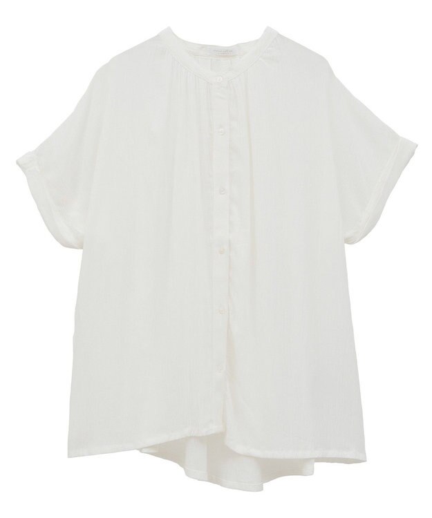 Green Parks Ｉ　レーヨンクレープブラウス Black