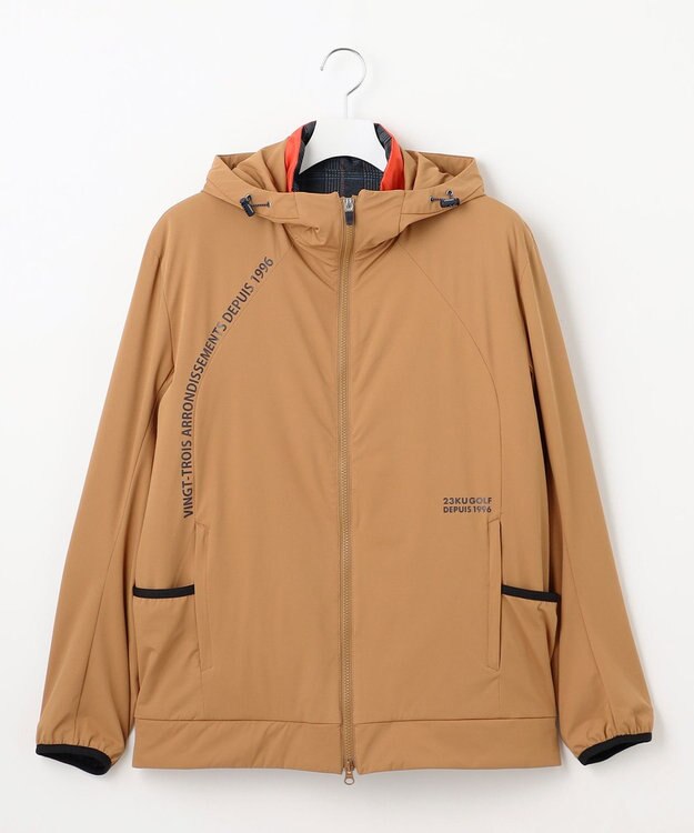 23区GOLF 【MEN】【ストレッチ/撥水】マルチウェイ ブルゾン＆リバーシブルベスト キャメル系