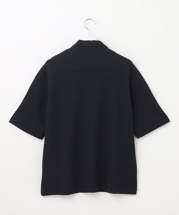 23区GOLF 【23Fondation/MEN】【UVケア】ワッフルジップアップ ブラック系