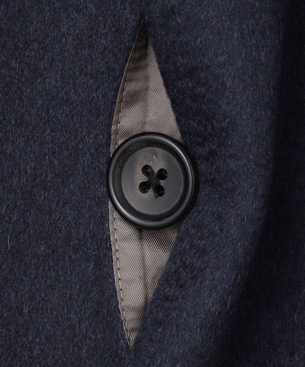 GOTAIRIKU GOLD LABEL/WEB&一部店舗限定【COLOMBO】ピュアカシミヤ ステンカラーコート ダルブルー系