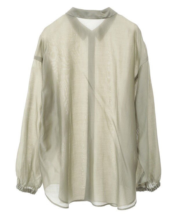 Green Parks ＳＥＴ２点フリルビスチェ＋シャツチュニック Light Green