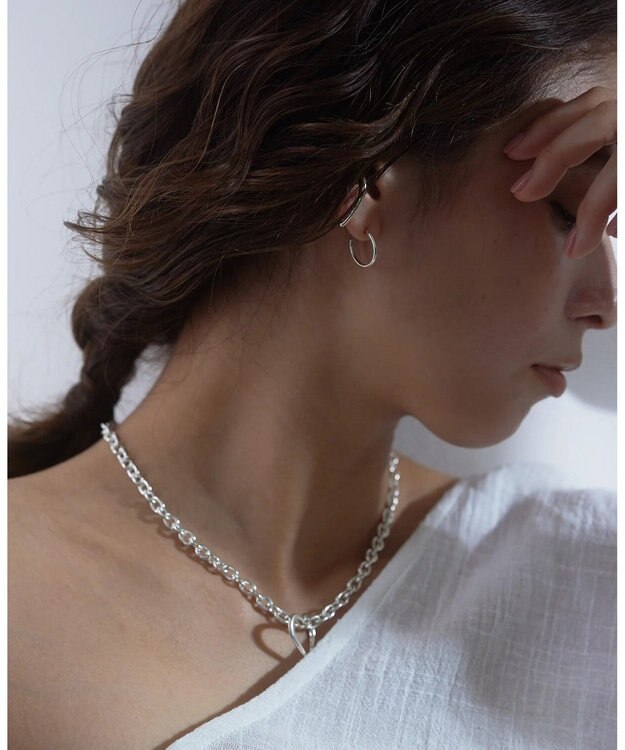 yoaa シルバー925　ラインピアス シルバー925