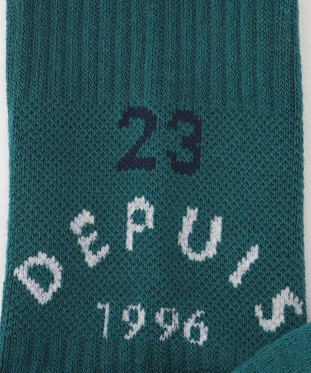 23区GOLF 【MEN】バックロゴ ハーフソックス グリーン系