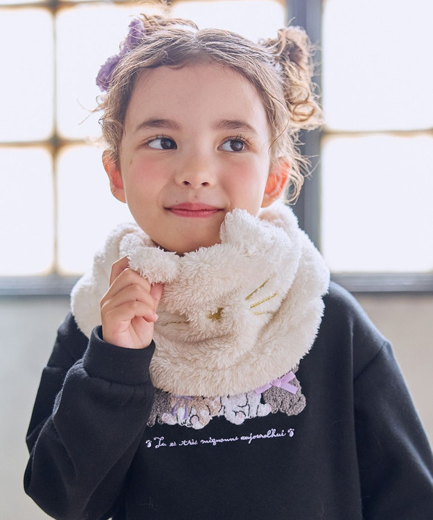 ANY KIDS ネッコウォーマー シロネコ