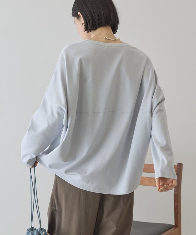 AMERICAN HOLIC 【先行予約】【UVカット】コクーンポンチプルオーバー Light Gray