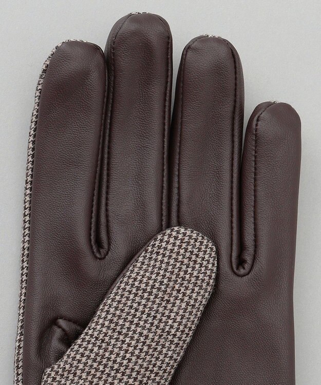 GOTAIRIKU 【スマホ対応】DRAGO/ドラゴ ウールレザーコンビ グローブ ベージュ系8