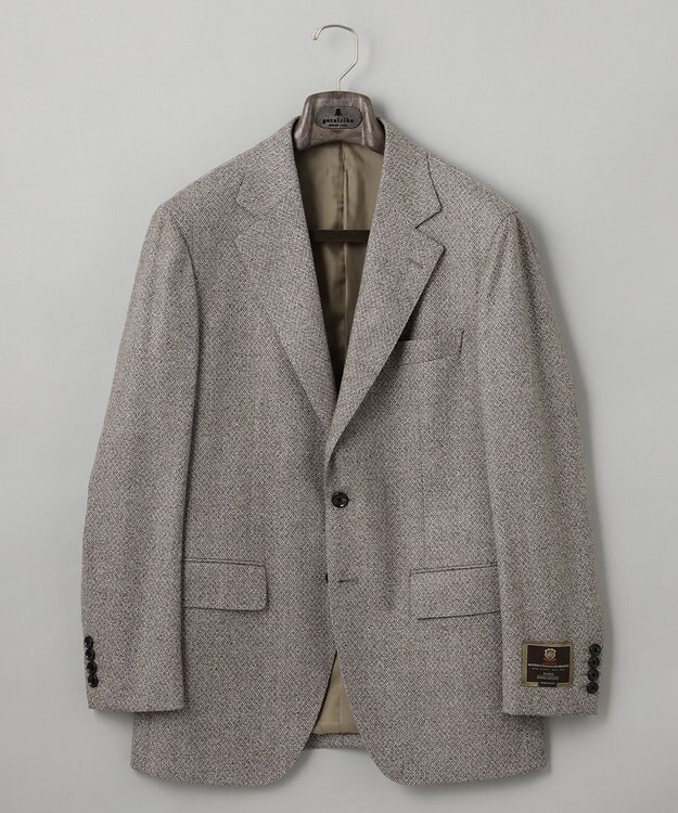 GOTAIRIKU 【DELFINO】ナポリジオメトリックツイード ジャケット_ブラウン ベージュ系8