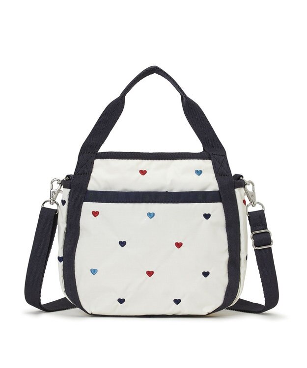 LeSportsac SMALL JENNI/トリコロールハートエンブロイダリー トリコロールハートエンブロイダリー