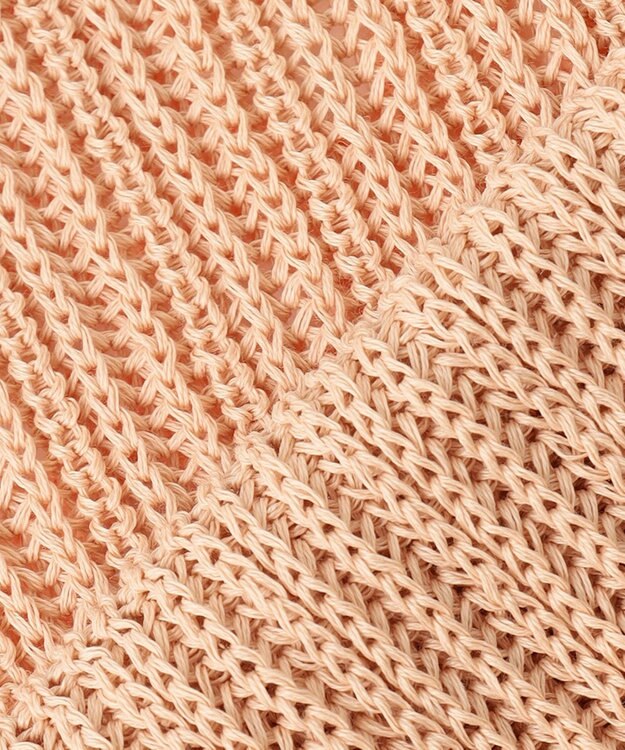 BEIGE， GARDENIA / クルーネックニット Peach