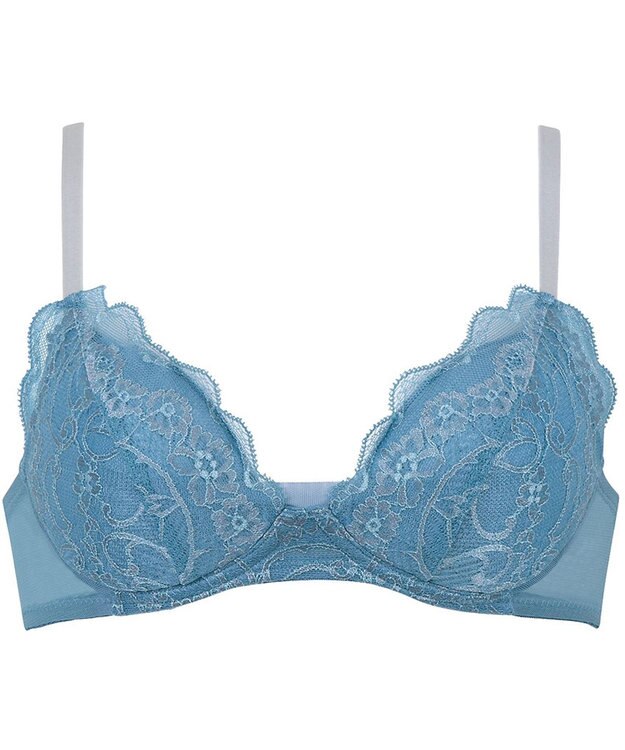 Wing 【マッチミーブラ　ノンワイヤー】 きれいなバストシルエット 快適なつけごこち S~3L KB2071 ウイング／ワコール ブルー