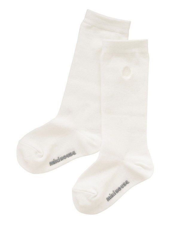 MIKI HOUSE HOT BISCUITS 【ミキハウス】【13-21cm】 ハイソックス 白