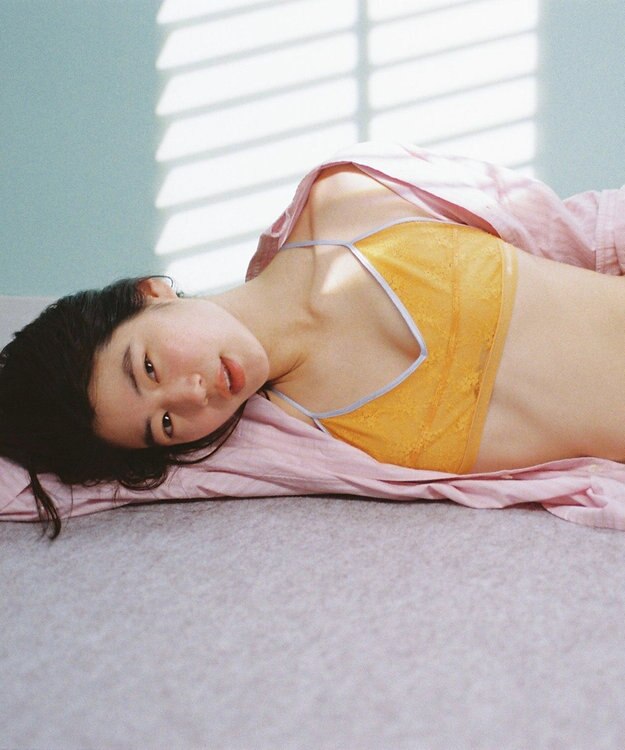 WACOAL [GOCOCi/ワコール] ノンワイヤーブラ ハーフトップ 【cooomy.(クーミー)】 ナチュラルなバストライン アウターとしても着用可 ブラトップ ゴコチ レディース CGG245 /ワコール オレンジ