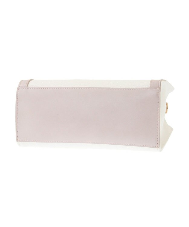 Maison de FLEUR ロゴ刺繍キャンバス2Wayトートバッグ Pink