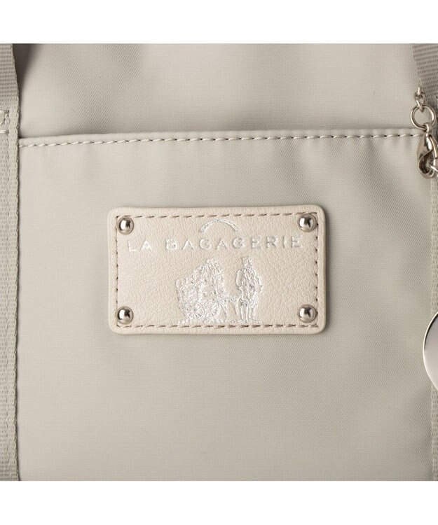 LA BAGAGERIE 10ポケット持ち手付きリュック Lサイズ グレー