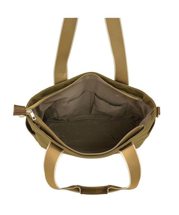 ROOTOTE 1478【撥水・A4サイズ収納】LT.アーキャトル.7ポケッツ-テープ-A 02：ベージュ