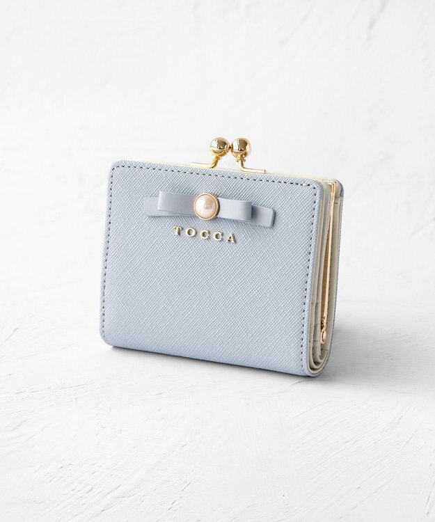 TOCCA 【新色ブルー登場】PEARL KNOT BIFOLDWALLET 財布 [新色]ブルー系