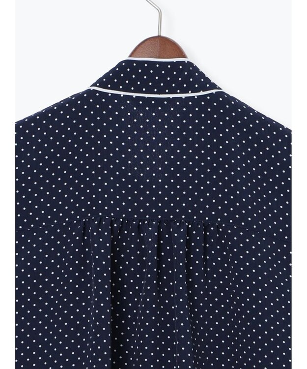 Te chichi パターンアソートボウタイブラウス《2026 spring catalog item》 ネイビー