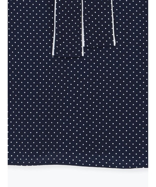 Te chichi パターンアソートボウタイブラウス《2026 spring catalog item》 ネイビー