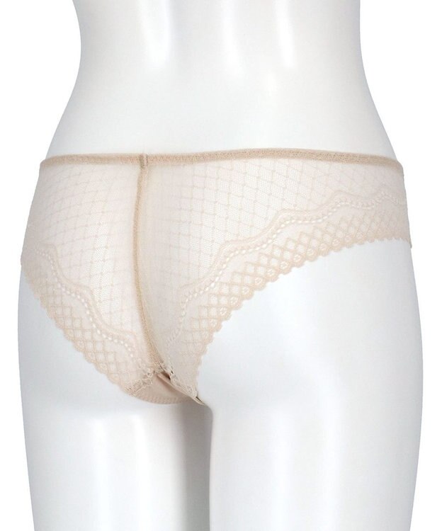 une nana cool 【リニューアル】364ブラ レース ソング Ｔバックショーツ ベージュ