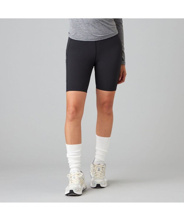 Chacott Chacott BALANCE Boost ポケットバイカーレギンス ブラック