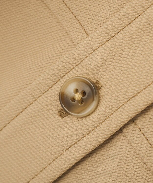 earth music&ecology コクーンフォルムシャツ Beige