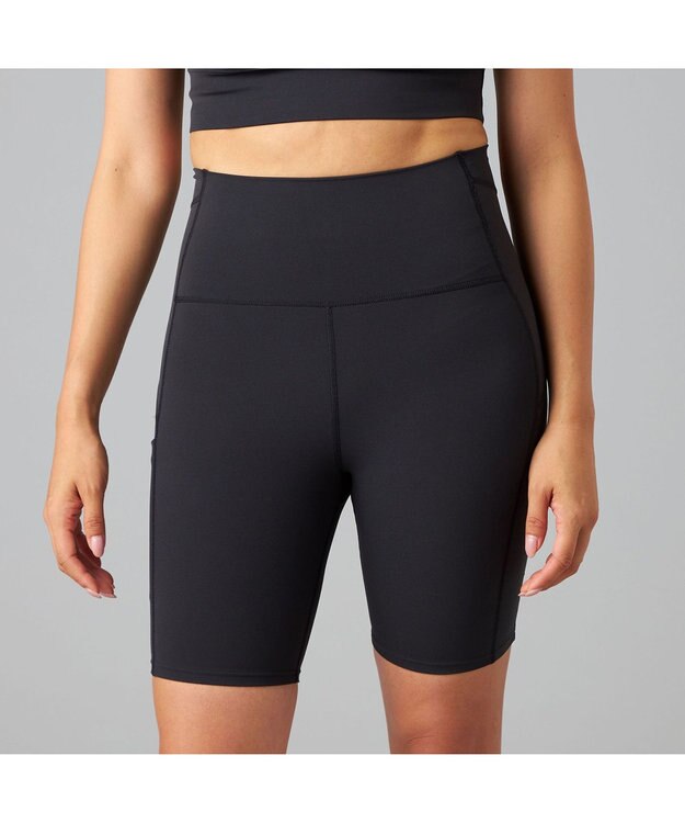 Chacott Chacott BALANCE Boost ポケットバイカーレギンス ブラック