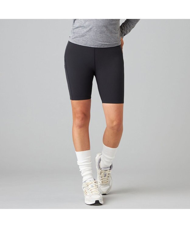 Chacott Chacott BALANCE Boost ポケットバイカーレギンス ブラック