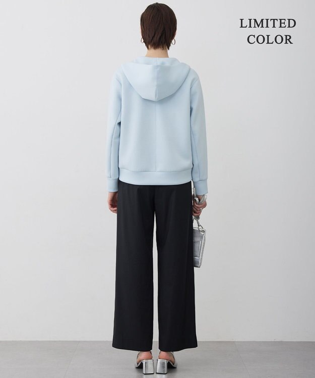 ICB 【先行予約・WEB限定カラーあり】ソフトダンボール ジップアップ フーディ サックスグレー［WEB限定］