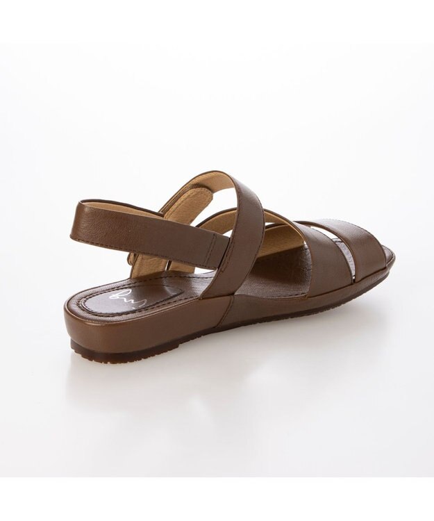 ing <ing>【WEB限定】ベルトデザインサンダル ダークブラウン