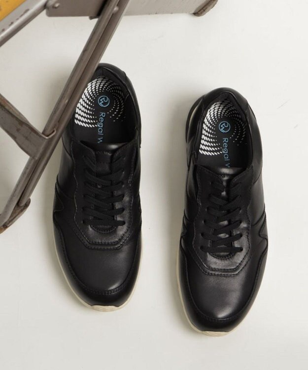 REGAL FOOT COMMUNITY 【リーガルウォーカーメンズ】351W 軽量厚底スニーカー ブラック