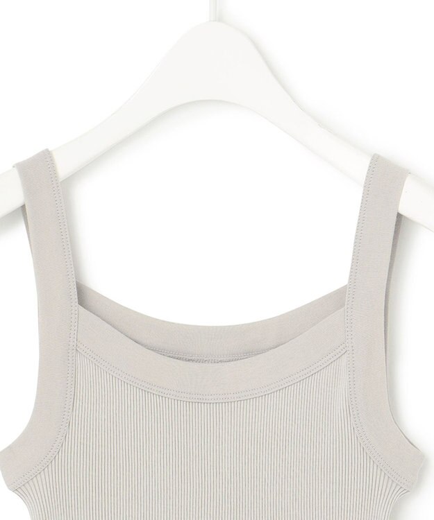 ICB 【洗える】オーガニックリブタンク キャミソール トープ系