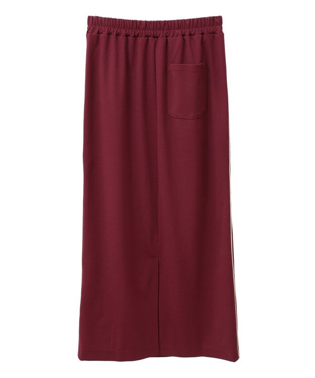 CRAFT STANDARD BOUTIQUE パイピングラインスカート Red