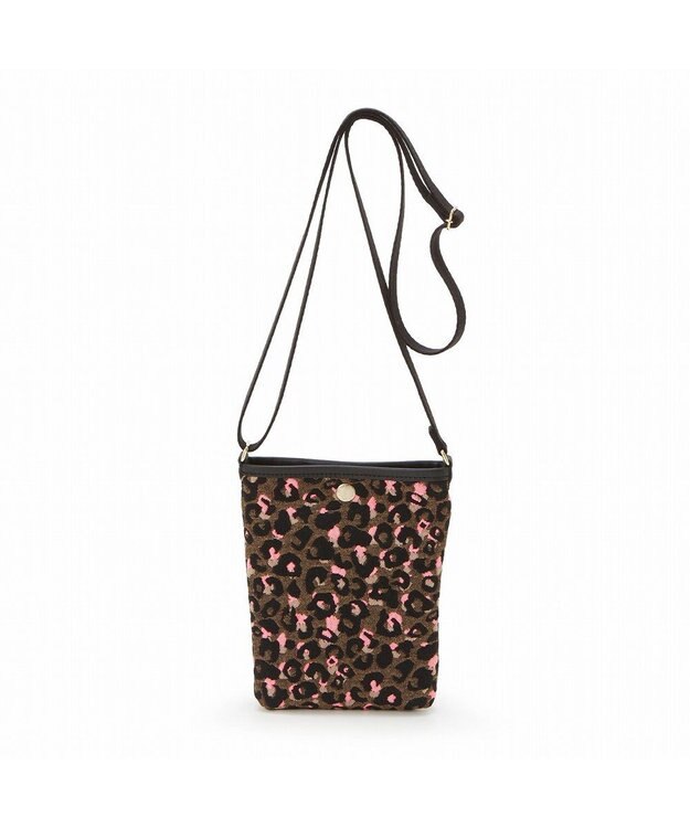 TOPKAPI 【TREASURE TOPKAPI】アニマルジャガード ミニポシェット ショルダーバッグ ブラウン