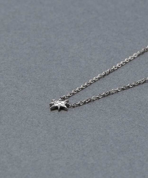 Phoebe 〈金属アレルギー対応〉ルミエールスターライトネックレス/シルバー 星モチーフ シルバー