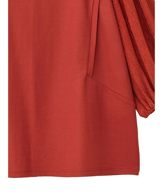 Green Parks 袖表面ドッキングカットプルオーバー Terracotta