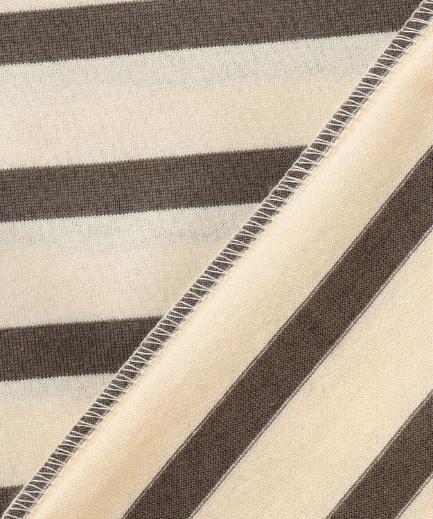 J.PRESS KIDS 【140-170cm】J.半袖ボーダーＴシャツ カーキ系1