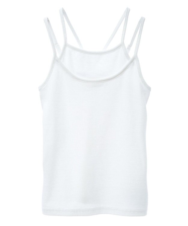 CRAFT STANDARD BOUTIQUE 重ね着風キャミソール White