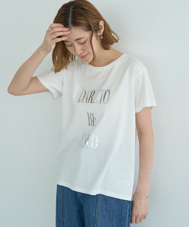 YECCA VECCA ロゴTee Off White