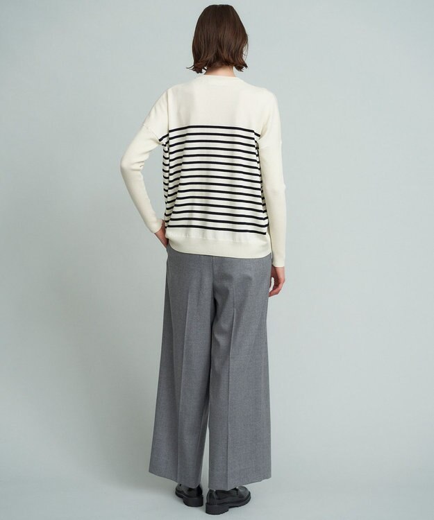 23区 【SACRA】スーパーファインフランネル パンツ グレー系