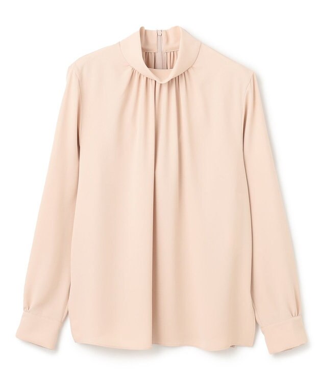 BEIGE， EVA / ハイネックロングスリーブブラウス Nude