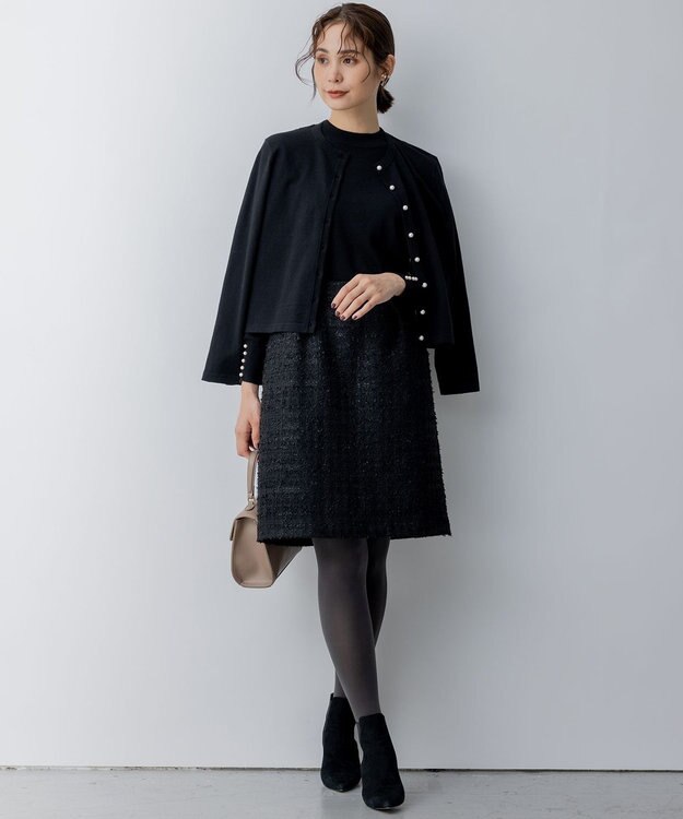 組曲 S 【WEB限定・2SET】バックレースツインセット ブラック系