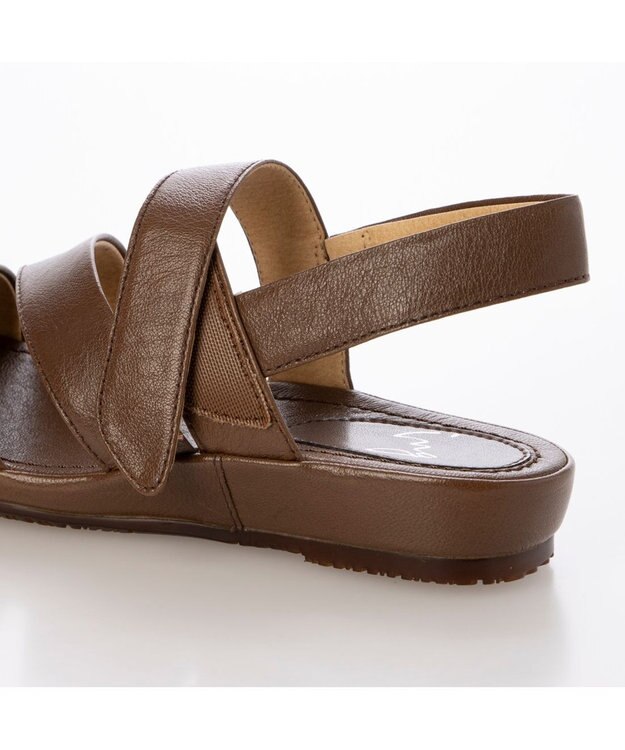 ing <ing>【WEB限定】ベルトデザインサンダル ダークブラウン